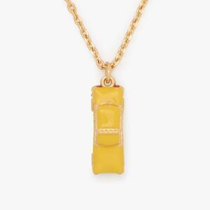 Kate Spade yellow cab 🚕 pendant necklace from her NYC collection.